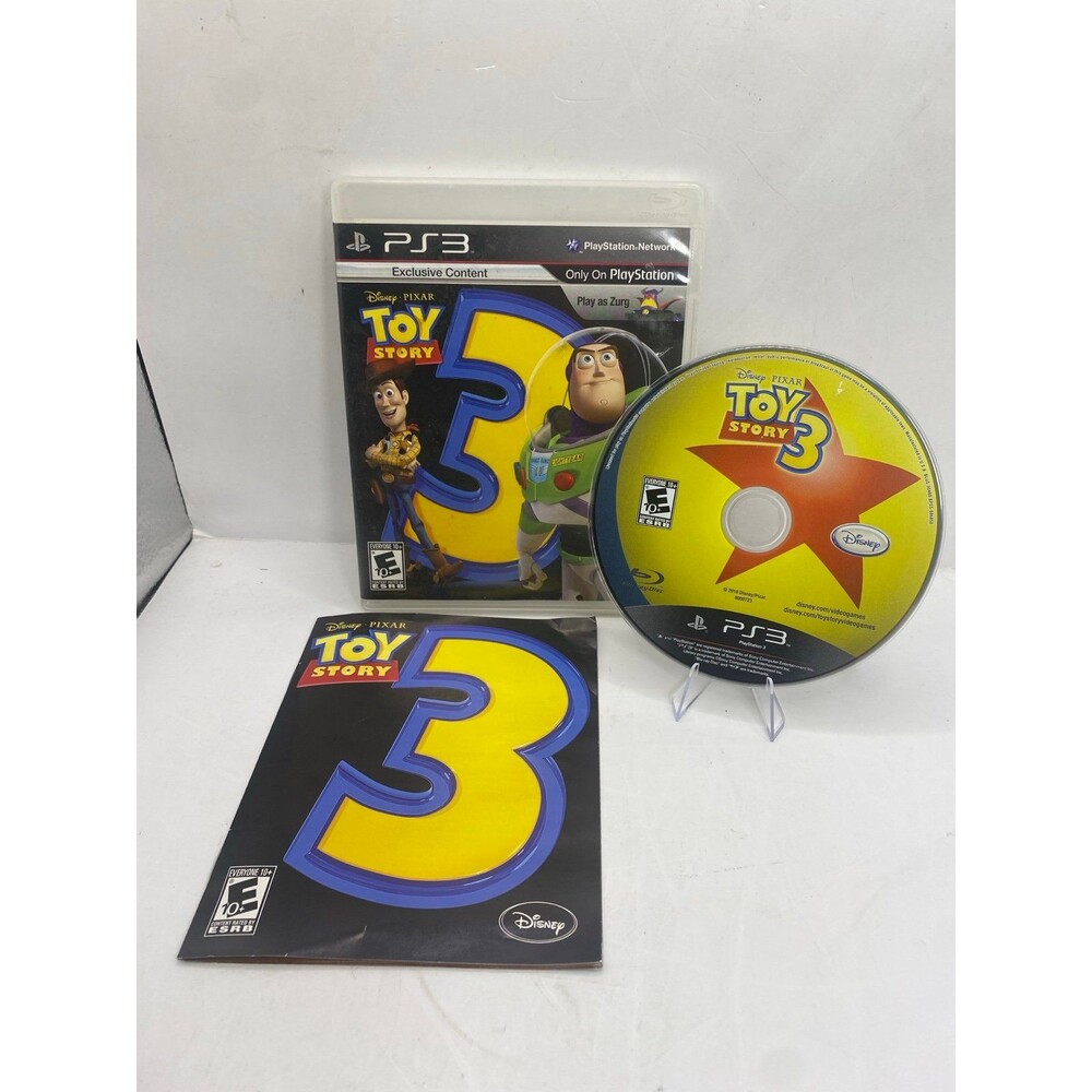 Disney Pixar Toy Story 3 (PlayStation 3, PS3 2010) CIB Complete With Manual ZURG